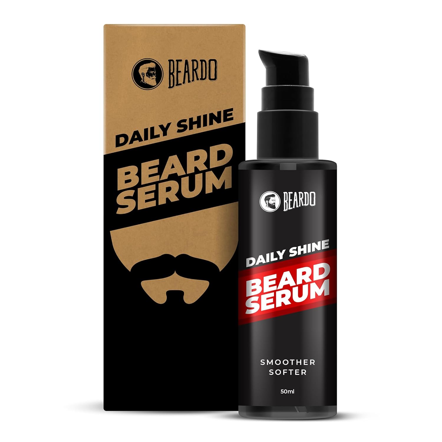 Picture of Beardo Beard Serum, 50 ml | Daily use beard serum for men | Softens and Smoothens Rough Beard | Gives Healthy look to Beard | Shiny and Nourished Beard
