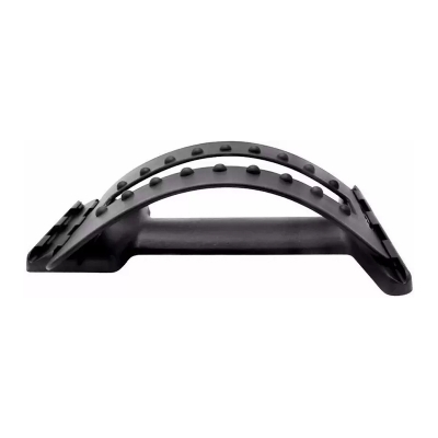 Picture of Lumbar Back Pain Relief Device, Lumbar Back Stretcher, for Lower and Upper Back Massager and Support,Lumbar Support for Office Chair (BACK TOOL, Black)