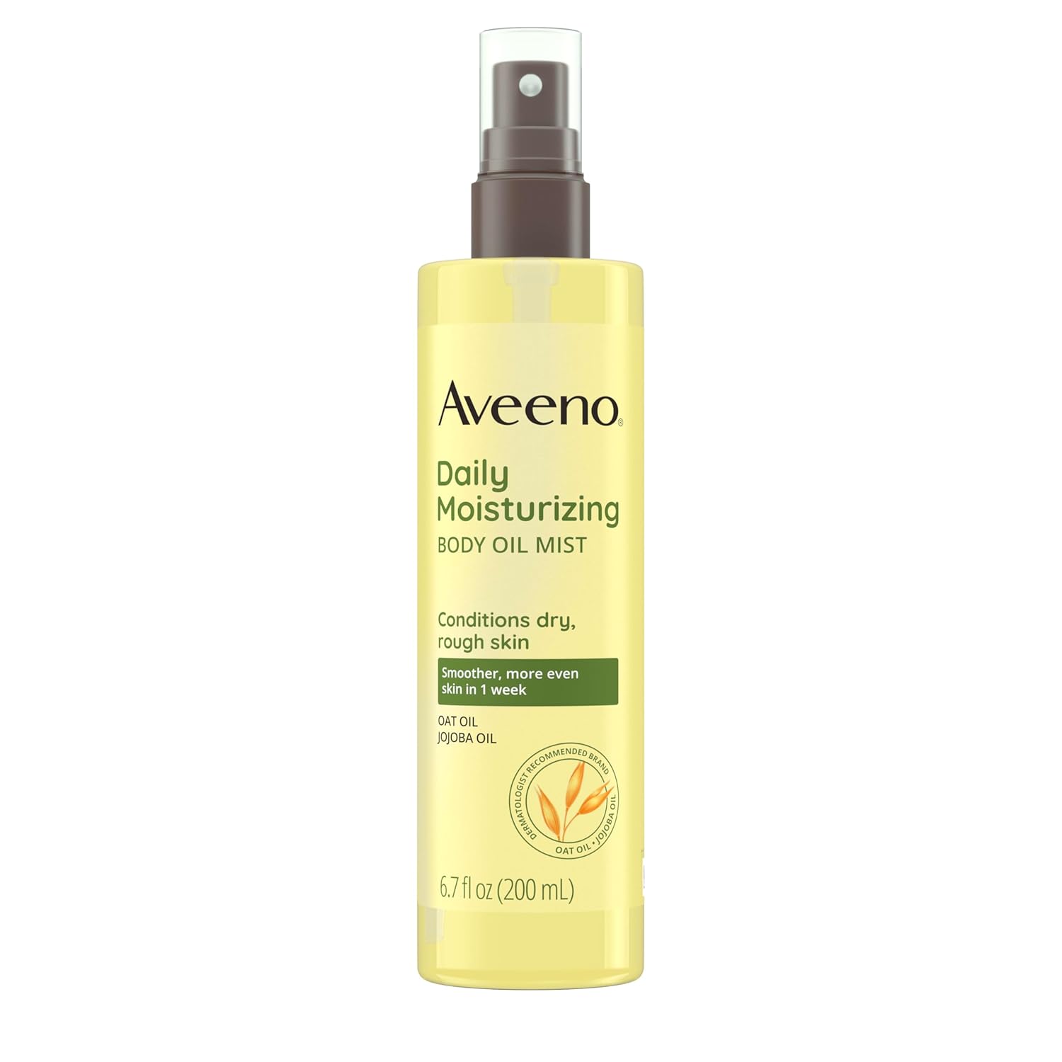 Picture of Aveeno Daily Moisturizing Body Oil, Body Mist for Dry Skin with Oat Oil and Jojoba Oil, Nourishing Body Spray with a Hypoallergenic Formula, 6.7 FL OZ