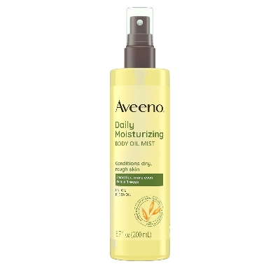 Picture of Aveeno Daily Moisturizing Body Oil, Body Mist for Dry Skin with Oat Oil and Jojoba Oil, Nourishing Body Spray with a Hypoallergenic Formula, 6.7 FL OZ