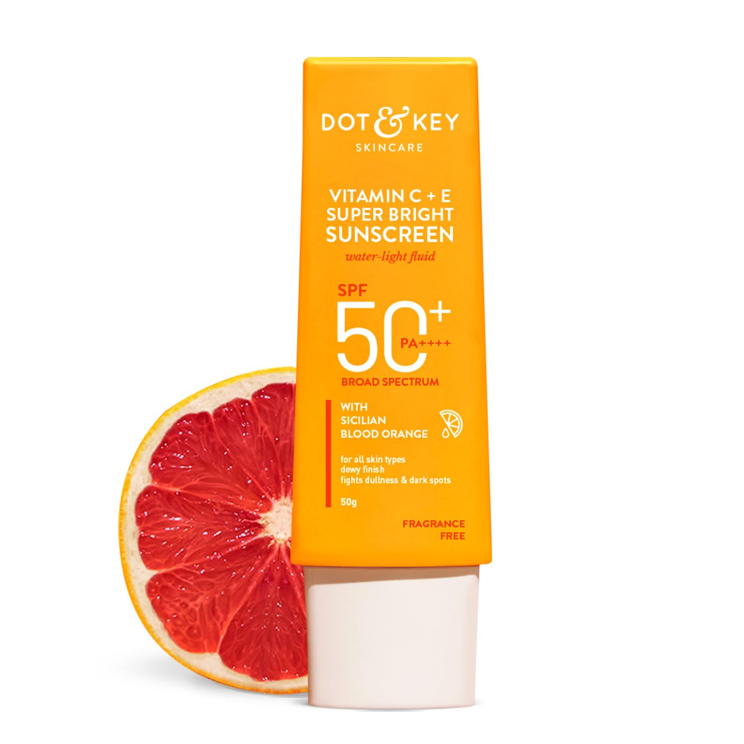 Picture of DOT & KEY Vitamin C + E Super Bright Sunscreen Spf 50-50 gram ( without box)