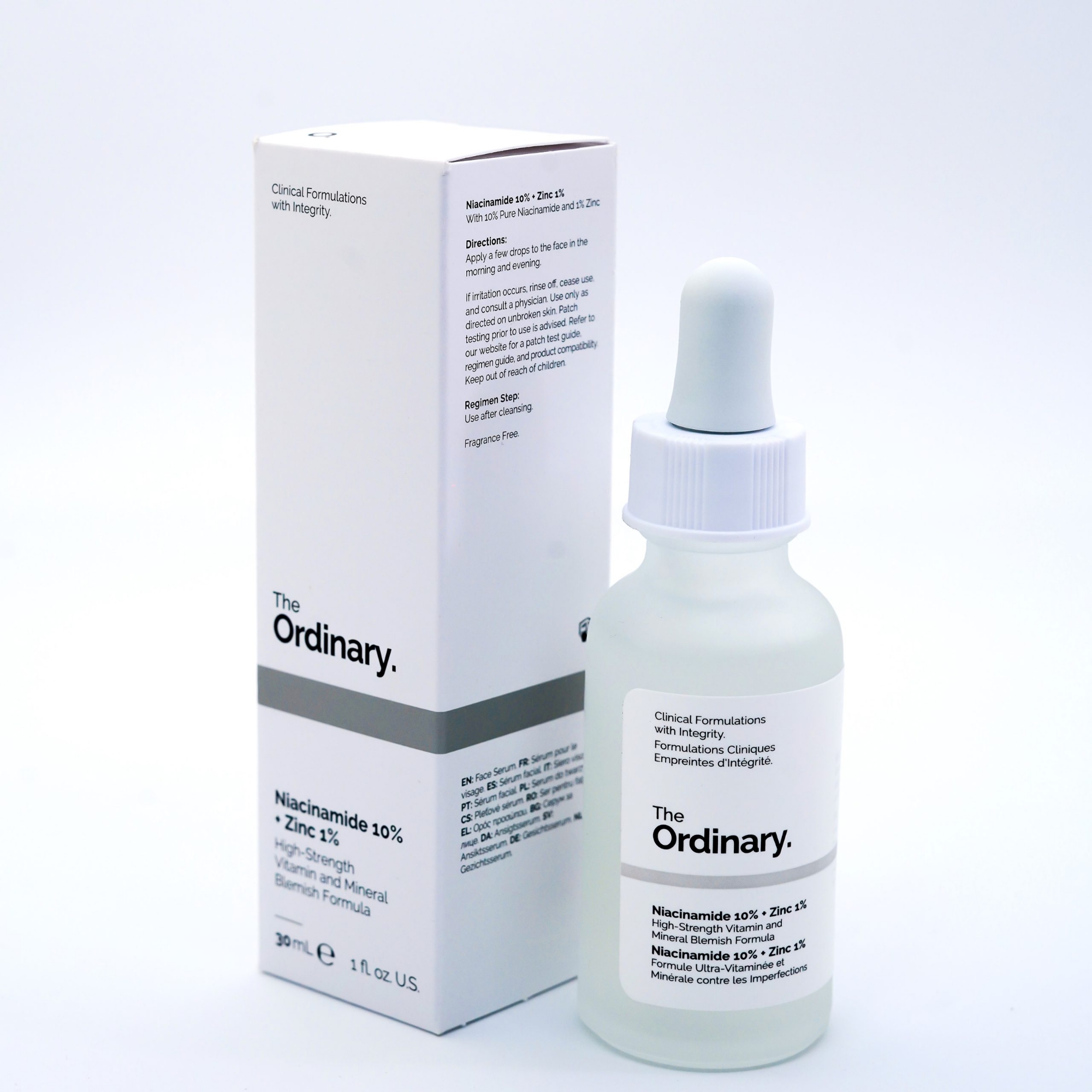 Picture of The Ordinary Niacinamide 10% + Zinc 1%, Smoothing Serum for Blemish-Prone Skin-30 ml