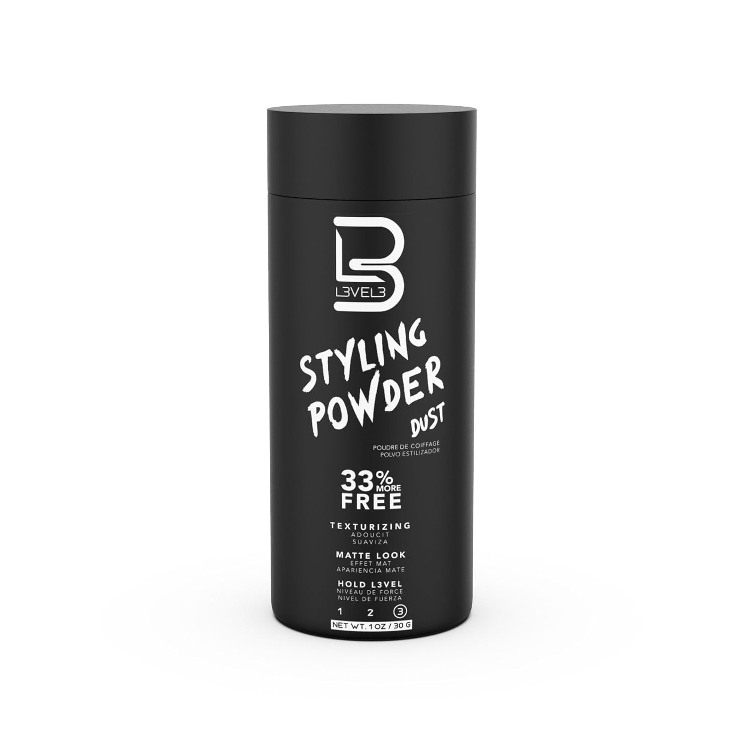 Picture of L3 Level 3 Styling Powder - Natural Look Mens Powder - Easy to Apply with No Oil or Greasy Residue