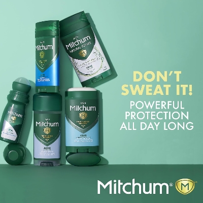 Picture of Mitchum Men's Deodorant, Antiperspirant Stick, Triple Odor Defense Invisible Solid, 48 Hr Protection, Dermatologist Tested, Clean Control, 2.7 Oz