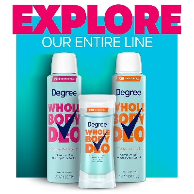 Picture of Degree Women Whole Body Deodorant Spray, Rose & Waterlily Scent, Aluminum Free 72H Odor Protection 4 oz