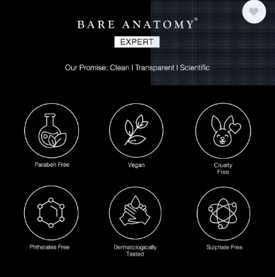 Picture of Bare Anatomy Anti Dandruff Shampoo | Reduces Up to 100% Dandruff and Strengthens Hair -100 ml