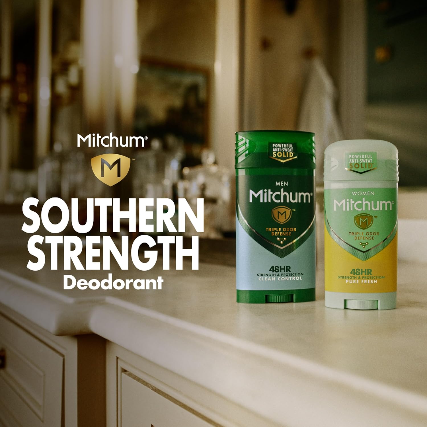 Picture of Mitchum Men's Deodorant, Antiperspirant Stick, Triple Odor Defense Invisible Solid, 48 Hr Protection, Dermatologist Tested, Intense Energy, 2.7 Oz