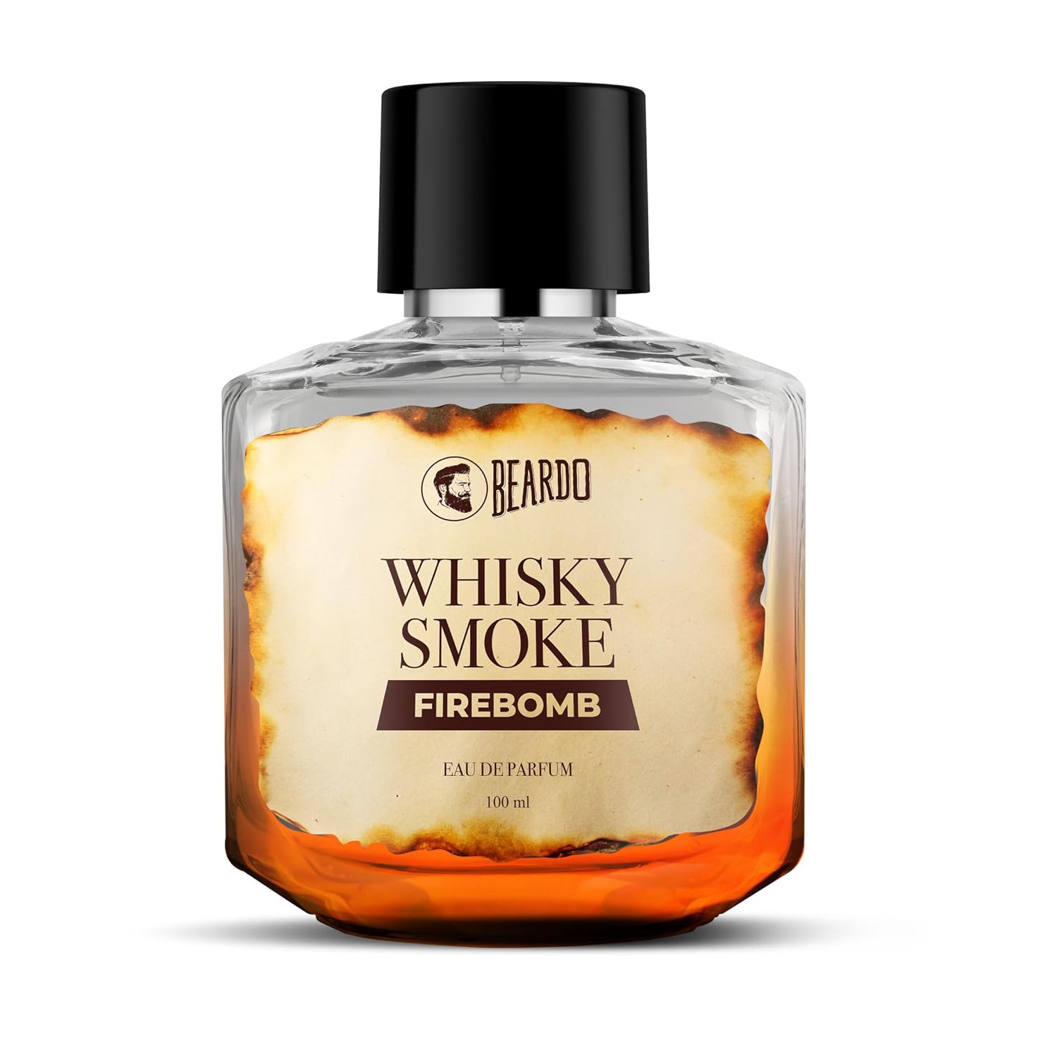 Picture of Beardo Whisky Smoke FIREBOMB Perfume for men, 100ml | Spicy, Woody scent | Long Lasting Mens Perfume | Best Date Night Eau de parfum for Men | Gift For Friends | Gift for Men