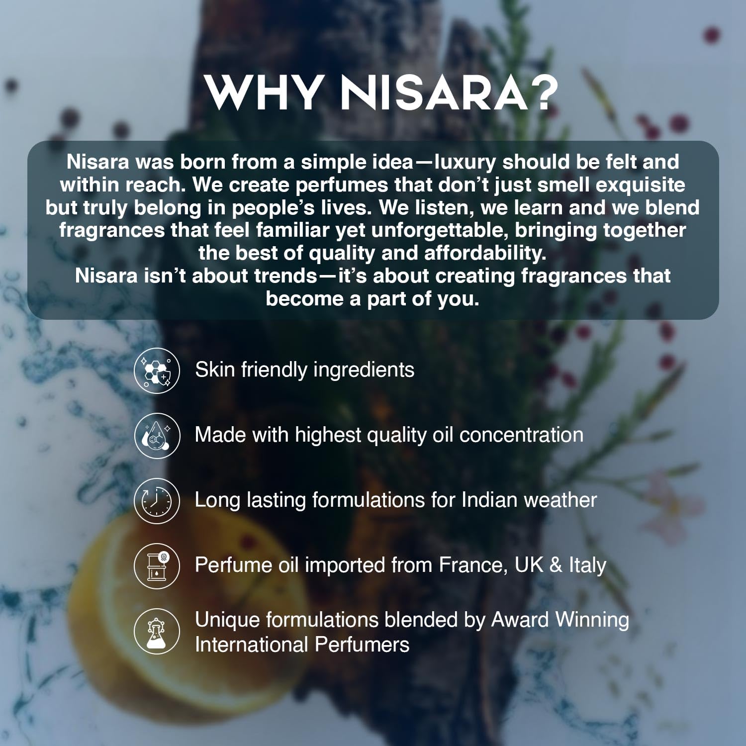 Picture of Nisara Long Lasting Men Perfume Gift Set 4x15ml(60ml) | Notes:- Citrus Musky, Fresh Aqua, Woody Oud with | Men Of The Night | Blue Seduction | The Legend | Smoky Oud | Travel & Pocket friendly perfume kit for all moods & occasions | Ideal gift for men, Hu