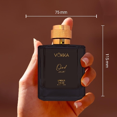 Picture of Vokka Oud 100 ml | Unisex Luxury Long Lasting Smokey Perfume For Men And Women | Woody Pleasant Scent Eau De Parfum | EDP Fragrance for Gift | Notes: Spicy Sandalwood Agarwood