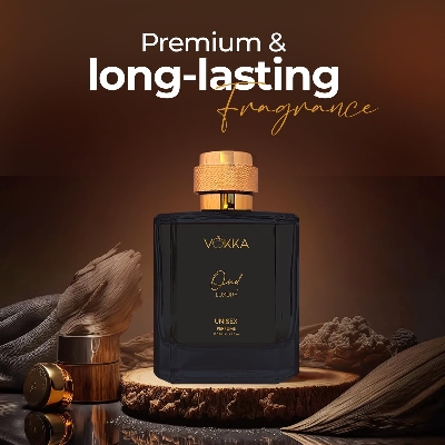 Picture of Vokka Oud 100 ml | Unisex Luxury Long Lasting Smokey Perfume For Men And Women | Woody Pleasant Scent Eau De Parfum | EDP Fragrance for Gift | Notes: Spicy Sandalwood Agarwood