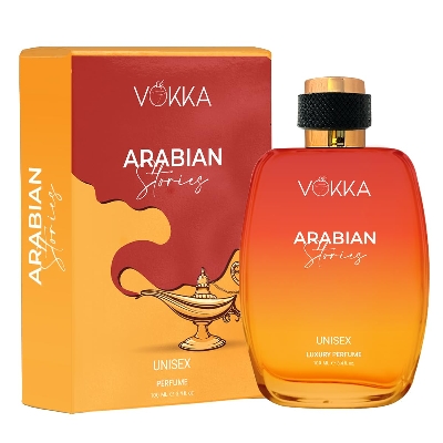 Picture of Vokka Arabian Stories 100ml Perfume | Unisex Luxury Long Lasting Arabian Perfume For Men And Women | Arabic Fruity Scent Eau De Parfum | EDP Fragrance for Gift | Notes: Fruity Musky