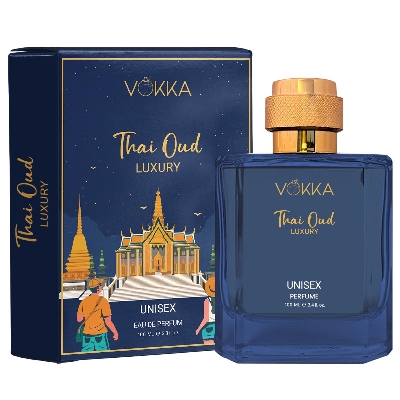 Picture of VOKKA Thai Oud 100 ml | Unisex Luxury Long Lasting Woody Perfume For Men And Women | Woody Oriental Scent Eau De Parfum | EDP Fragrance for Gift | Notes: Rosewood Sandalwood Agarwood