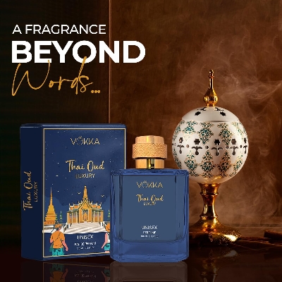 Picture of VOKKA Thai Oud 100 ml | Unisex Luxury Long Lasting Woody Perfume For Men And Women | Woody Oriental Scent Eau De Parfum | EDP Fragrance for Gift | Notes: Rosewood Sandalwood Agarwood