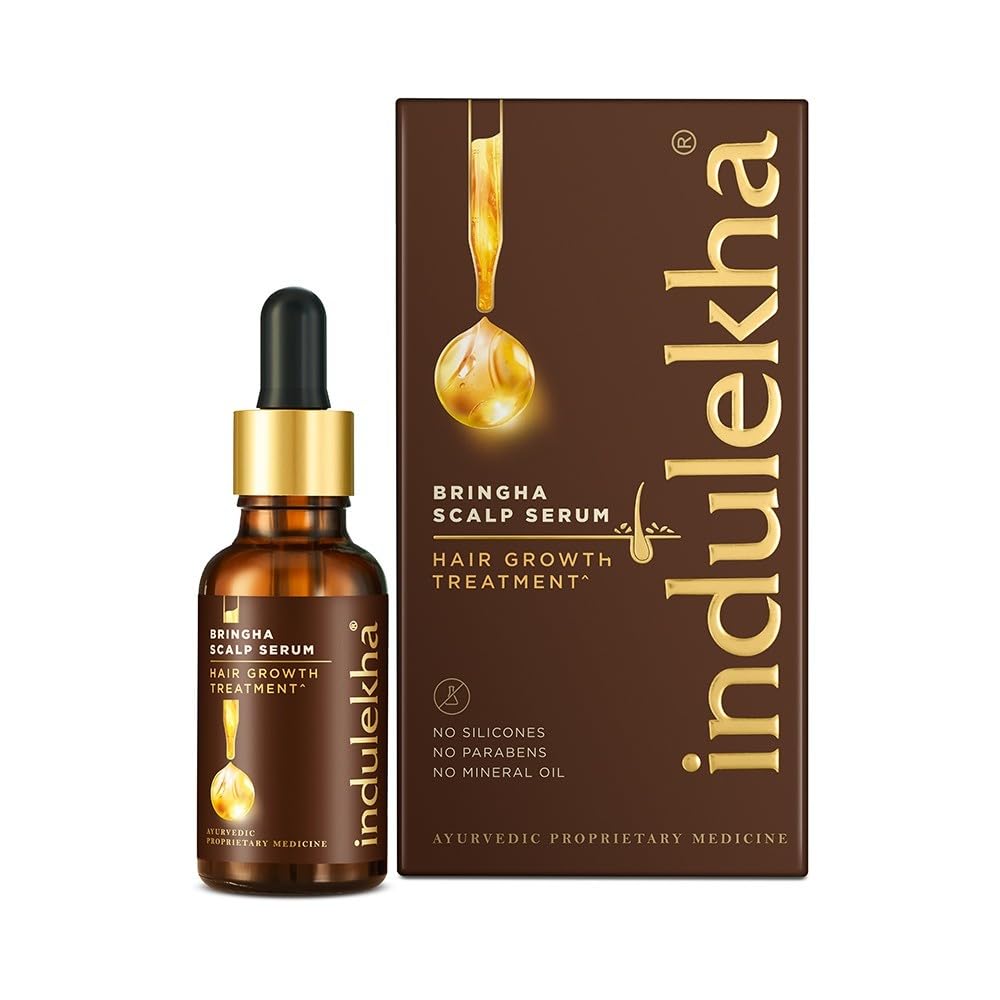 Picture of Indulekha Bringha Hair Growth Treatment Scalp Serum ,30ml |Ayurvedic Hair Growth Serum
