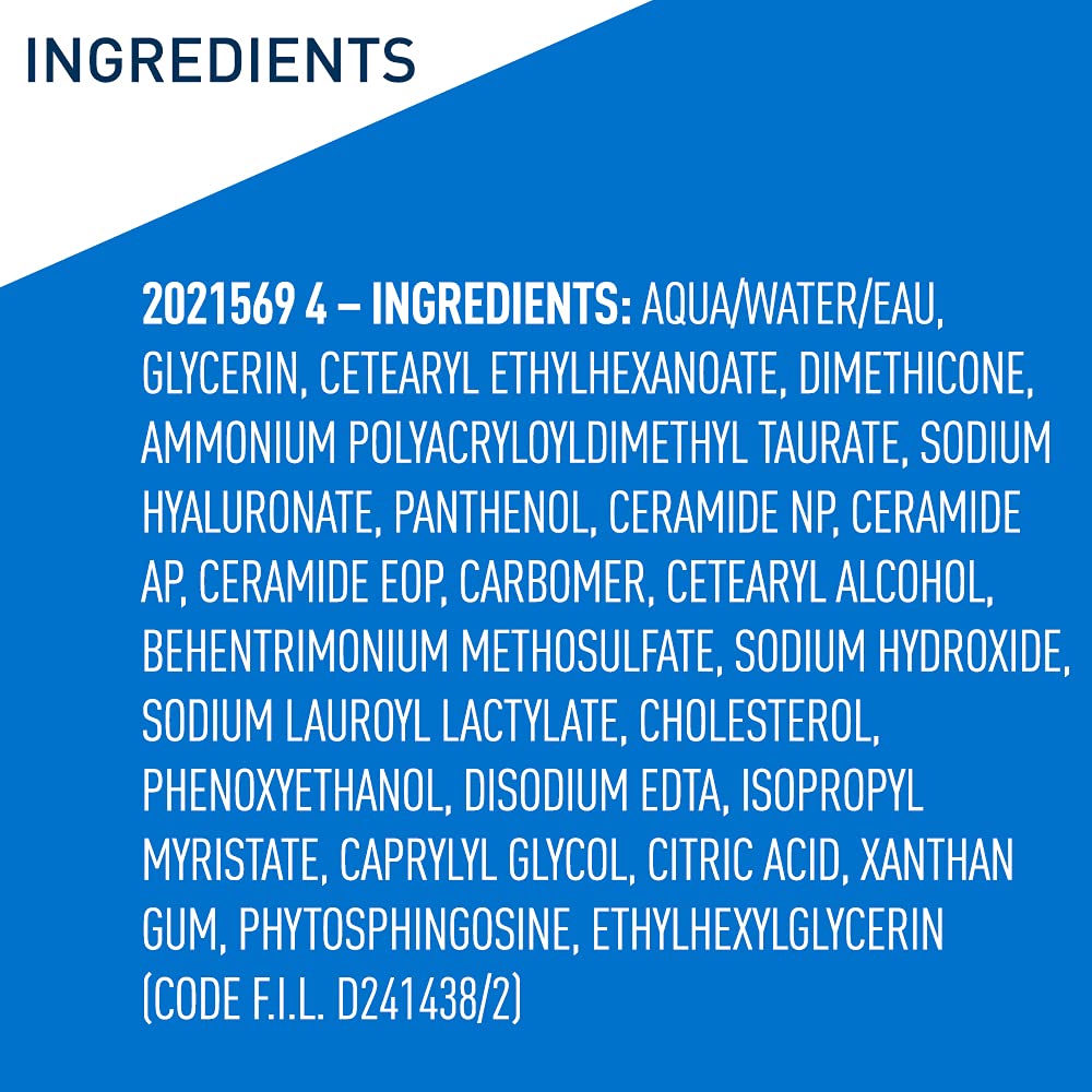 Picture of Cerave Hyaluronic Acid Serum for Face with Vitamin B5 and Ceramides, Hydrating Face Serum for Dry Skin, Fragrance Free, 1 Ounce