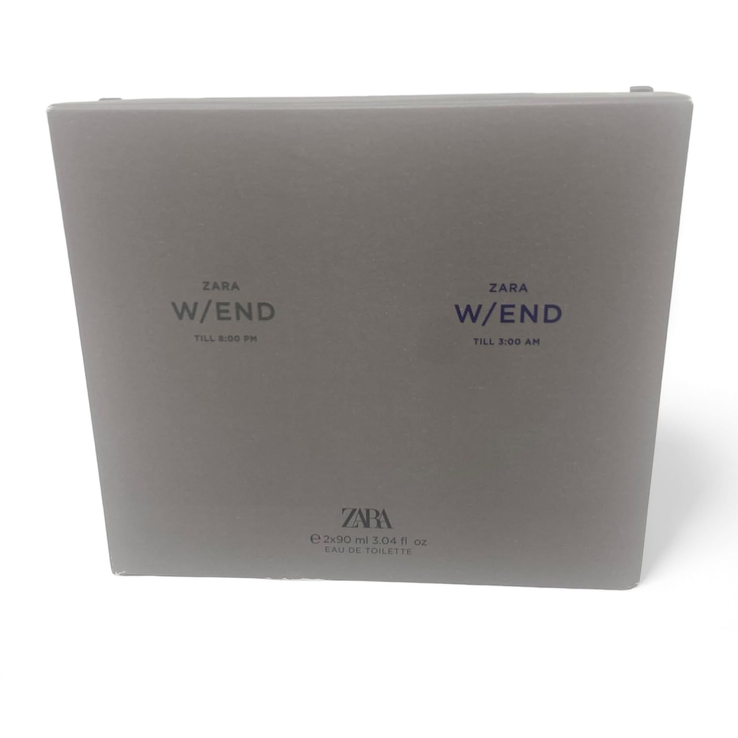 Picture of Zara Men's W/END TILL 8.00 PM W/END TILL 3:00 AM 2 Pack 100 ML/ 3.4 Fl. Oz +100 ML Fl. Oz