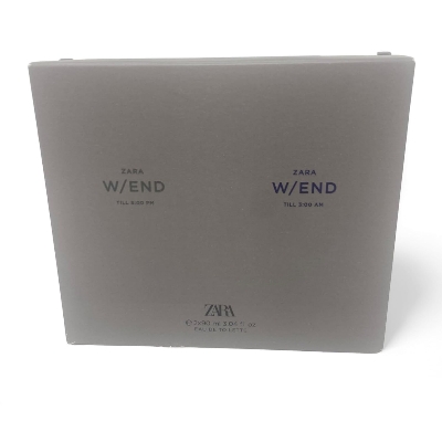 Picture of Zara Men's W/END TILL 8.00 PM W/END TILL 3:00 AM 2 Pack 100 ML/ 3.4 Fl. Oz +100 ML Fl. Oz