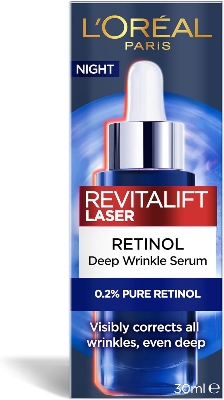 Picture of L’Oréal Paris, Night Serum, Hydrates and Renews Skin, Revitalift Laser Pure Retinol, 30 ml(packgaing may vary)