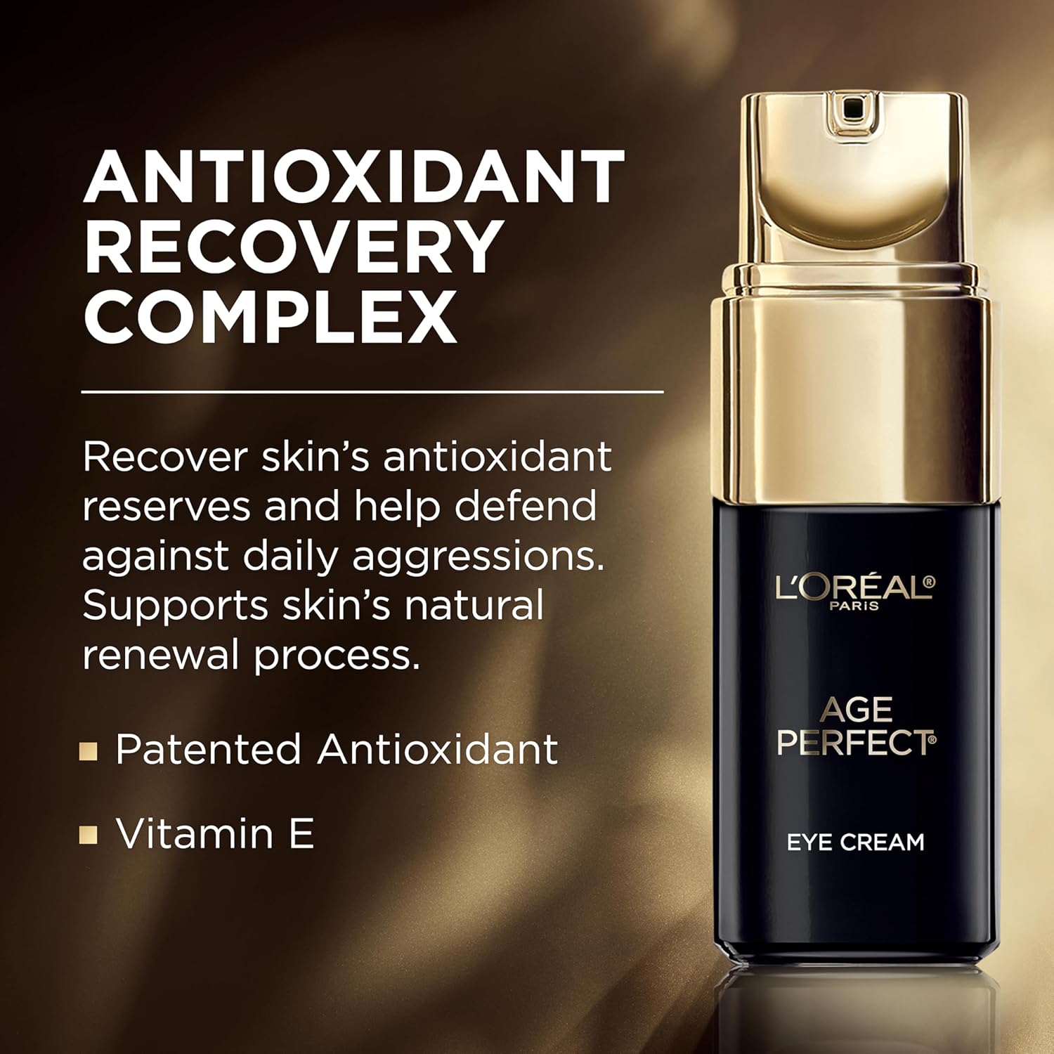Picture of L'Oreal Paris Age Perfect Cell Renewal Anti-Aging Eye Cream, For Dark Circles & Puffiness 0.5 Fl oz
