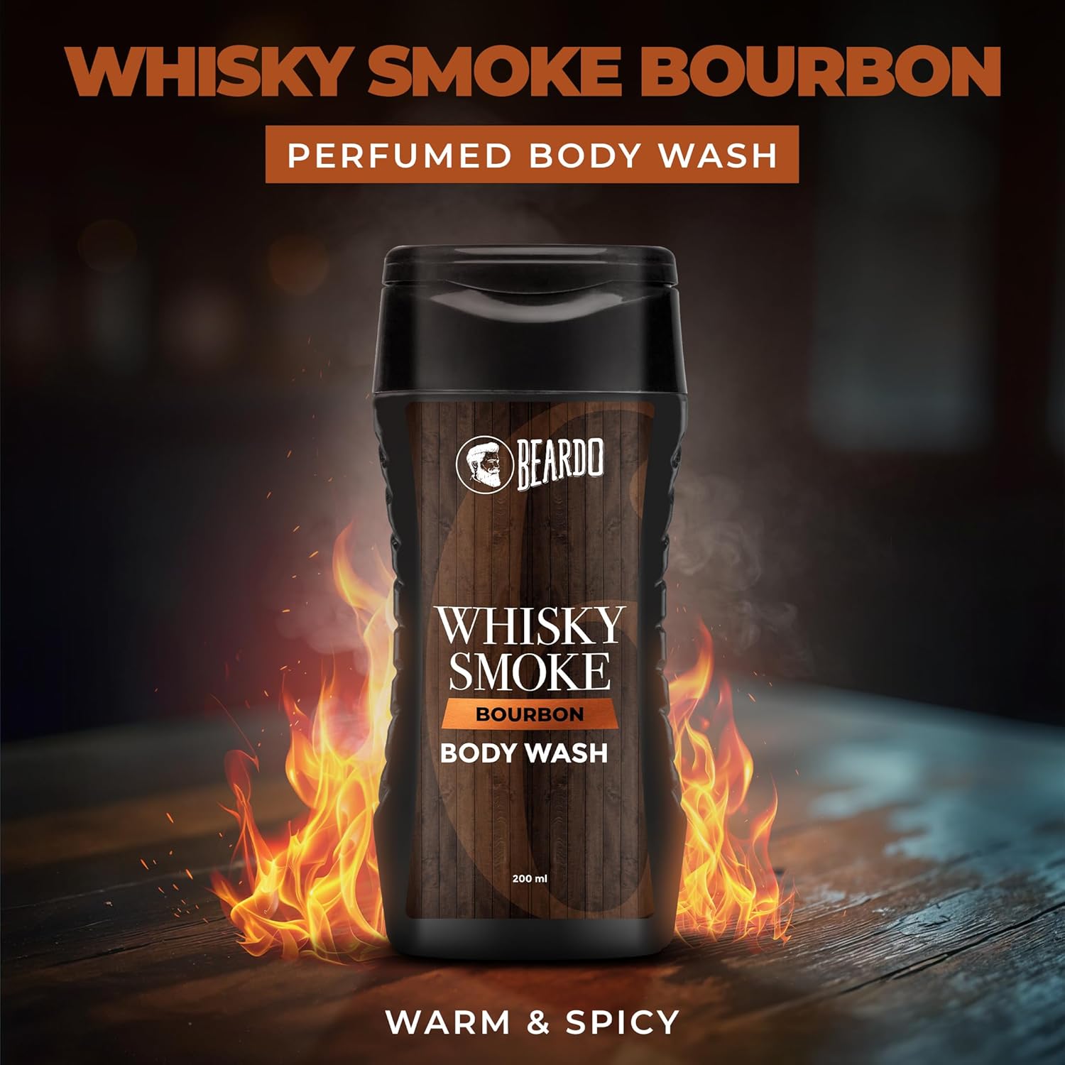 Picture of Beardo Whisky Smoke Bodywash 200ml