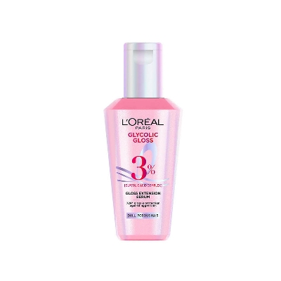 Picture of L'Oréal Paris Glycolic Gloss Serum, powered by Glycolic Acid, for dull hair, gives 72H Shine & improves hair quality, 40ml