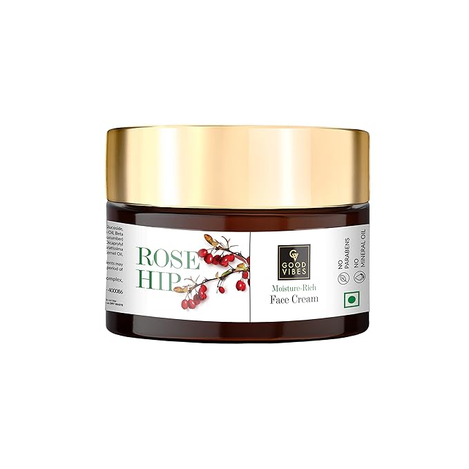 Picture of Good vibes Rosehip Hydrating Glow Face Cream-50 gram