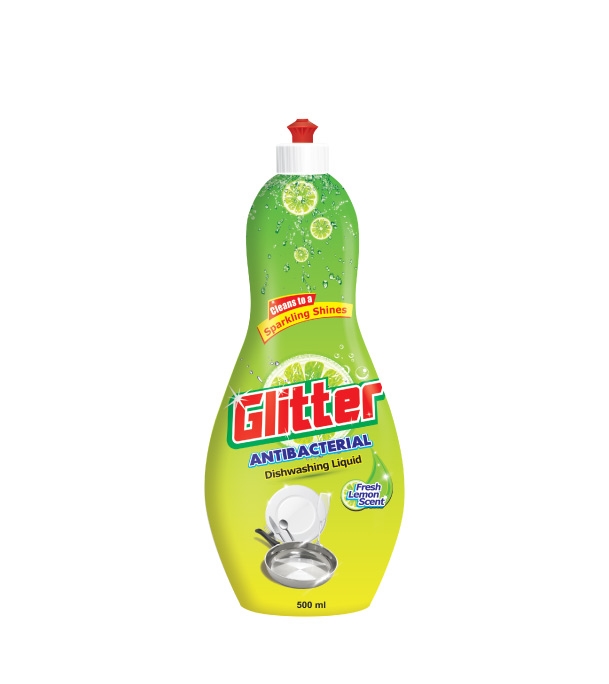 Picture of Glitter Antibacterial Dishwashing Liquid 500ml Picture of Glitter Antibacterial Dishwashing Liquid 500ml