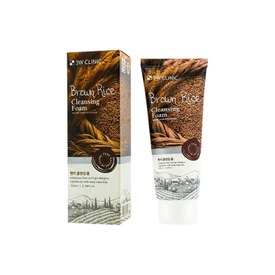Picture of 3W Clinic Brown Rice Foam Cleansing (100ml)