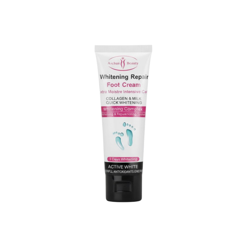 Picture of Aichun Beauty Foot Whitening Cream Moisture Collagen & Milk Massage Cracked Heels 100g