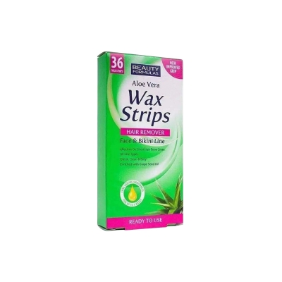 Picture of BEAUTY FORMULAS Face and Bikini Line Wax Strips-36 Strips