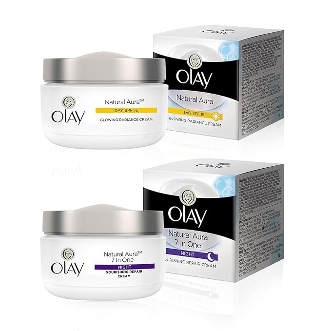 Picture of Olay Natural Aura Natural Day and Night Cream Combo Pack (Thailand)