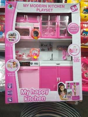 Picture of Hello Kitty Modern Kitchen Set , Baby girls kids love home kitchen