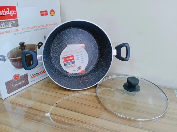 Picture of Prestidge 28Cm Marble Coating Deluxe Non Stick Casserole. Casserole With Lid And Induction Bottom. 