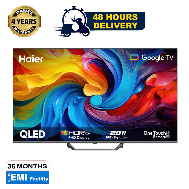 Picture of Haier 32" Smart QLED FHD Google TV with Dolby Audio (H32S80EFX)