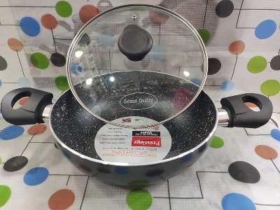 Picture of Prestiege 26cm Marble Coating Non Stick Cookware Korai With Lid,(S)Induction Use Cookware
