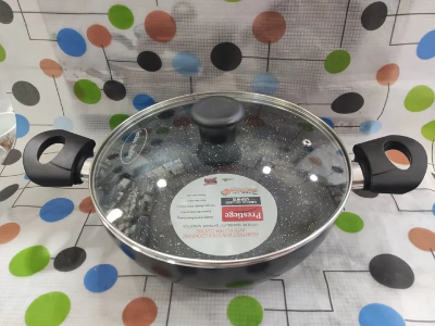 Picture of Prestiege 26cm Marble Coating Non Stick Cookware Korai With Lid,(S)Induction Use Cookware