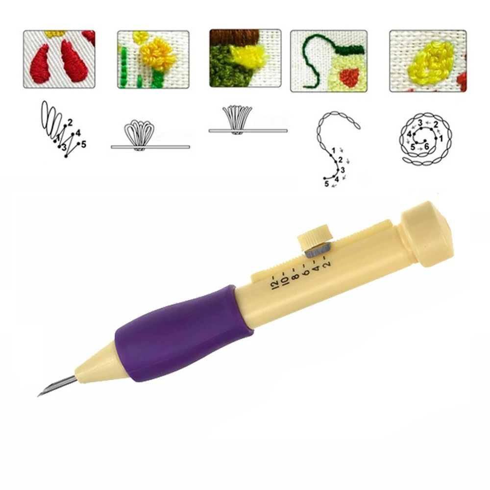 Picture of Beginner Friendly Punch Needle for Beautiful Handmade Embroidery Projects, Compact, Durable, and Easy to Use