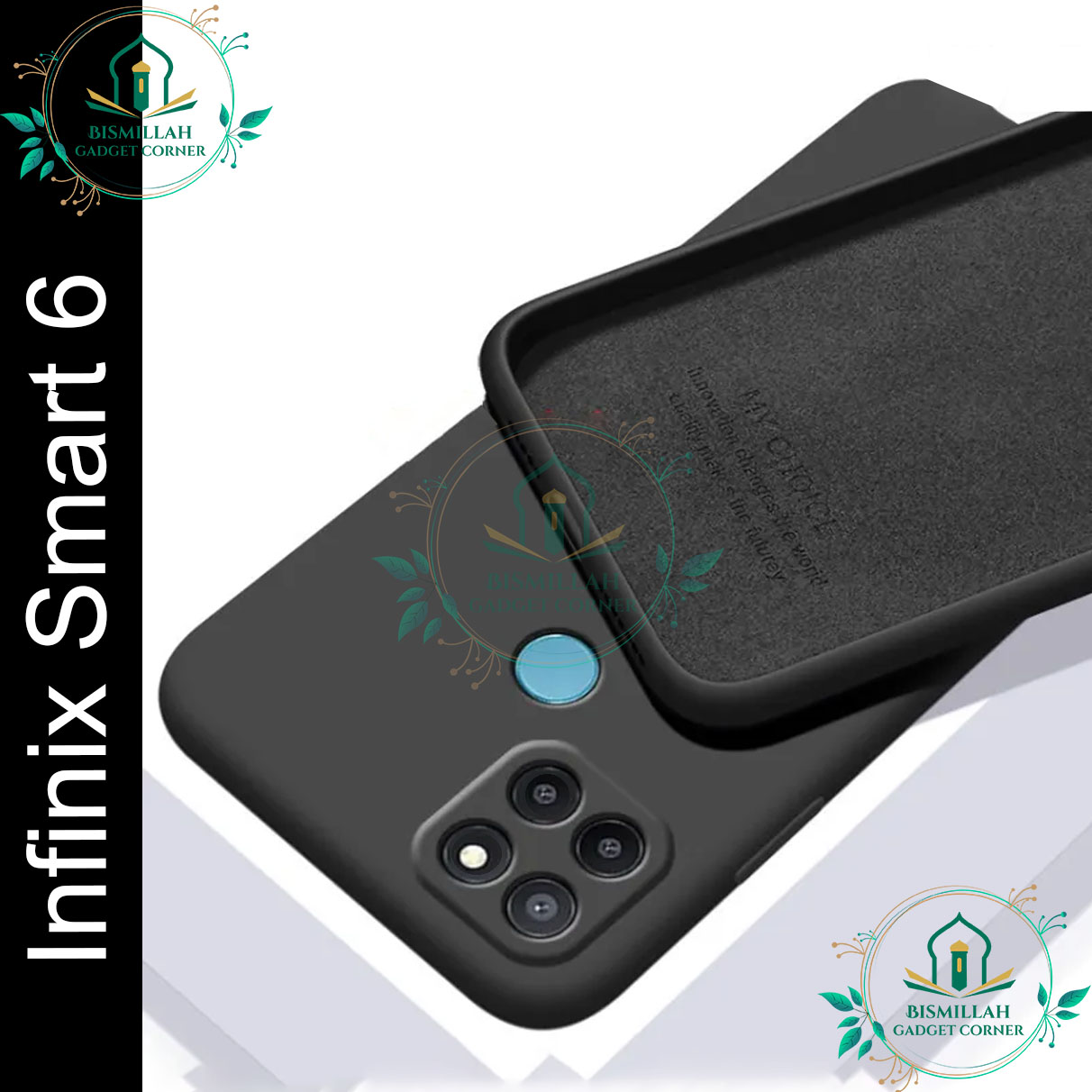 Picture of for Infinix Smart 6 Back Cover Simple Multicolor Fashion Case Camera Protection Soft Silicone TPU Phone Case