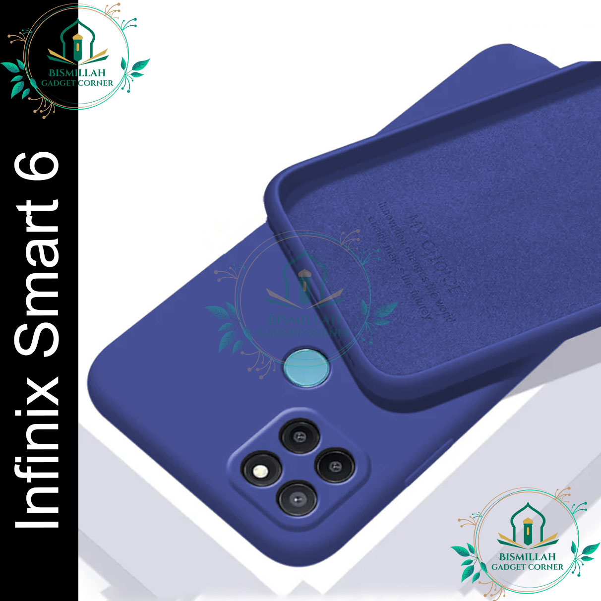 Picture of for Infinix Smart 6 Back Cover Simple Multicolor Fashion Case Camera Protection Soft Silicone TPU Phone Case