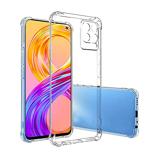 Picture of For Realme 8, Realme 8 Pro" Silicone Shock Proof Hard Back Soft Air Corner Bumper Anti-Scratch Cover Case for "Realme 8, Realme 8 Pro" (Transparent cover) Picture of For Realme 8, Realme 8 Pro" Silicone Shock Proof Hard Back Soft Air Corner Bumper Anti-Scratch Cover Case for "Realme 8, Realme 8 Pro" (Transparent cover)