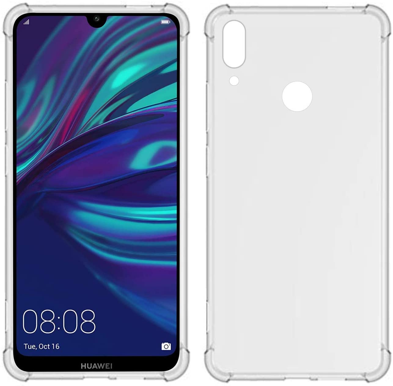 Picture of Silicone Back Cover for Huawei Y7 Prime 2019 Crystal Clear Soft TPU Ultra-Thin Transparent Flexible, with 4 Corner Protection Picture of Silicone Back Cover for Huawei Y7 Prime 2019 Crystal Clear Soft TPU Ultra-Thin Transparent Flexible, with 4 Corner Protection