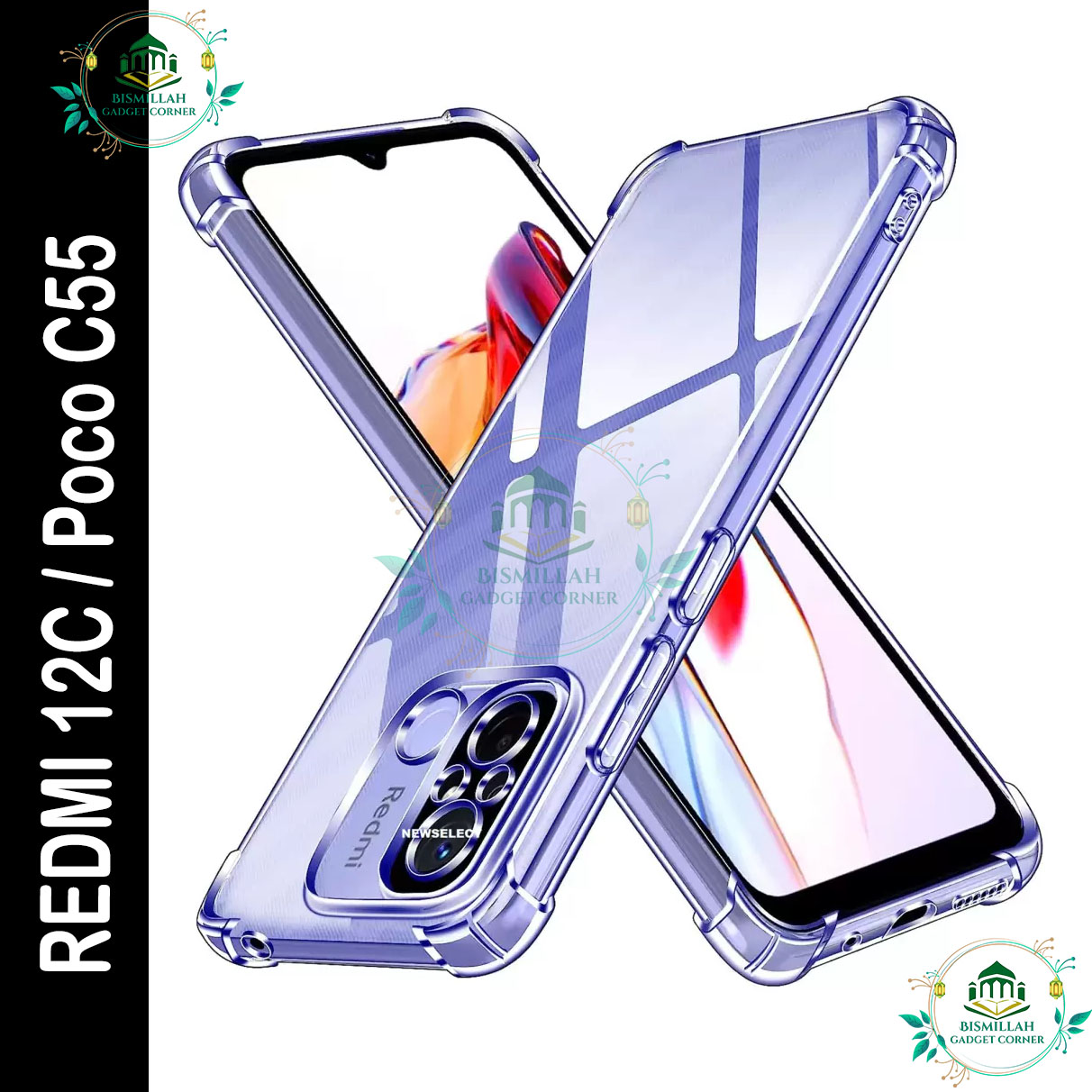 Picture of For Xiaomi Poco C55 / Redmi 12C / Redmi 11A Premium Silicone Case Crystal Clear Soft Transparent Flexible Protective Mobile Phone Back Cover Picture of For Xiaomi Poco C55 / Redmi 12C / Redmi 11A Premium Silicone Case Crystal Clear Soft Transparent Flexible Protective Mobile Phone Back Cover