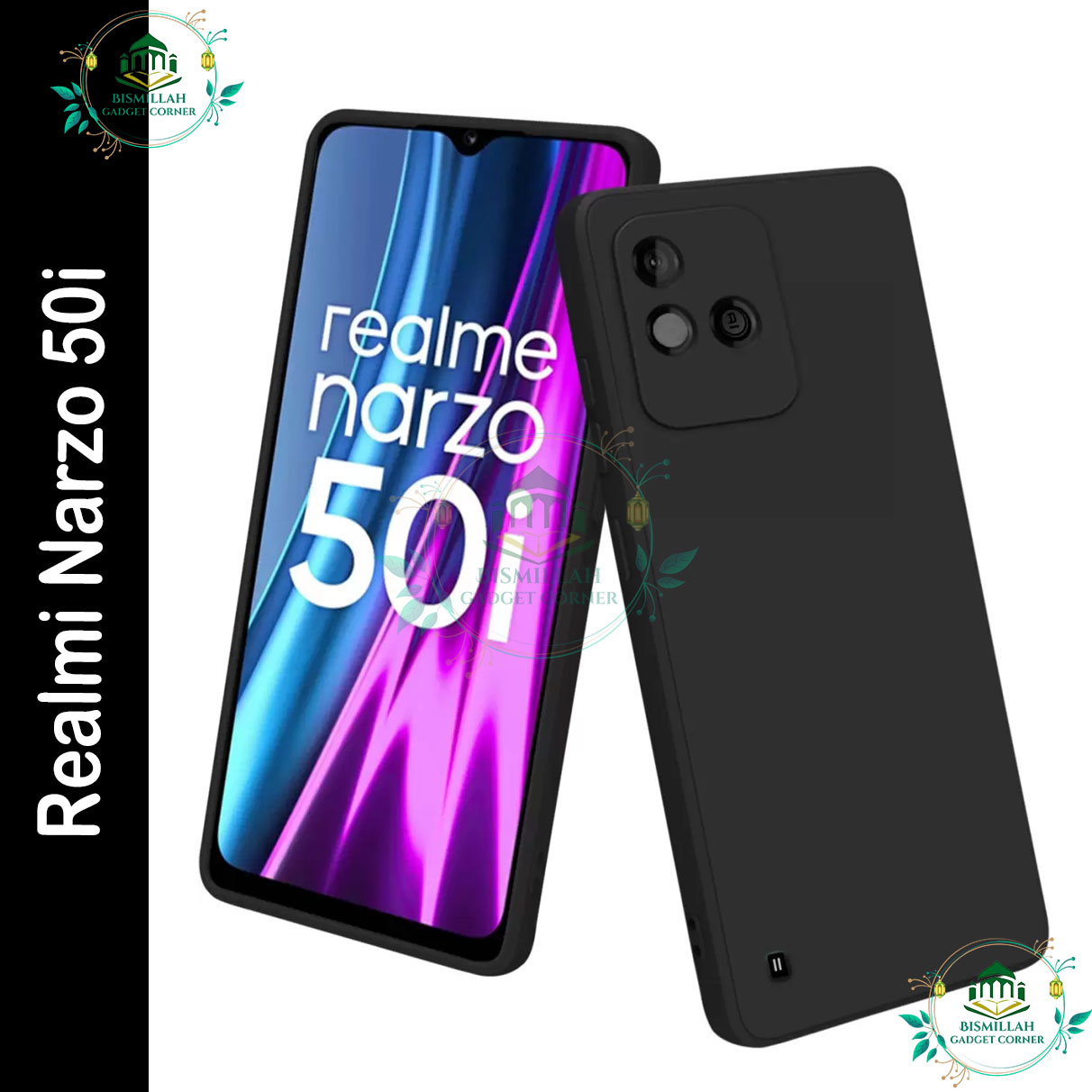 Picture of For Realme Narzo 50i silicon Mobile Back cover/cases Picture of For Realme Narzo 50i silicon Mobile Back cover/cases