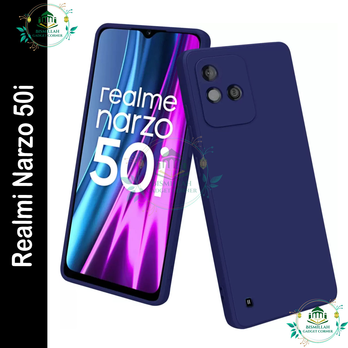 Picture of For Realme Narzo 50i silicon Mobile Back cover/cases Picture of For Realme Narzo 50i silicon Mobile Back cover/cases