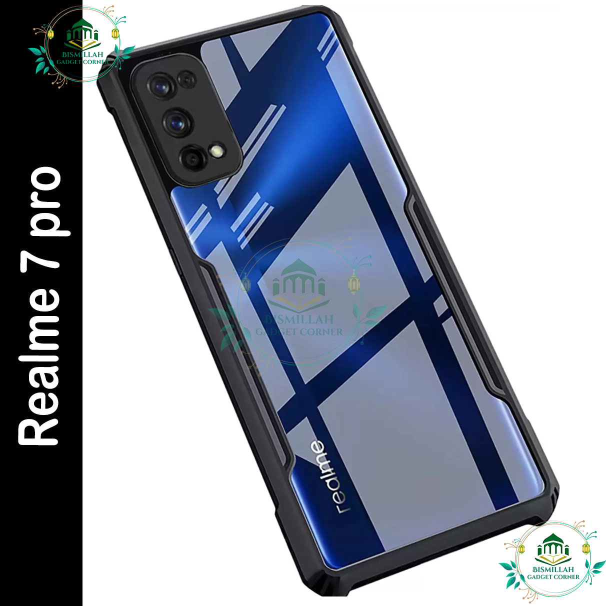 Picture of Xundd Back Cover for Realme 7 pro Transparent Hybrid Hard PC Back Bumper Picture of Xundd Back Cover for Realme 7 pro Transparent Hybrid Hard PC Back Bumper