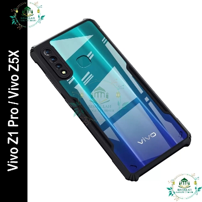 Picture of Back Cover for Vivo Z1 Pro / Vivo Z5X (Black Xunnd , Camera Bump back cover