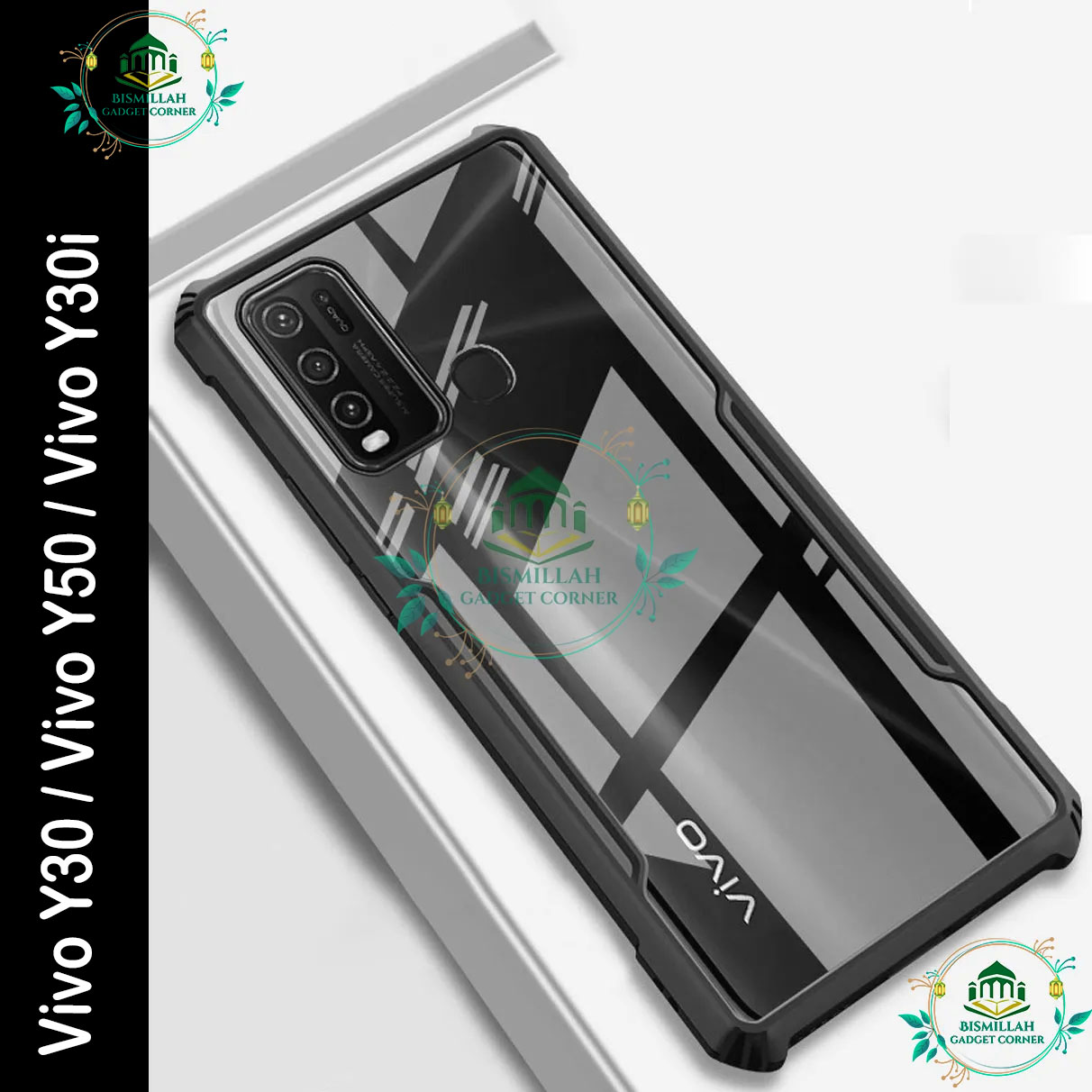 Picture of back cover For Vivo Y30 / Vivo Y50 / Vivo Y30i Edge-Reinforced Shockproof Cushion Back Clear Hybrid Transparent Hard Cover Casing Picture of back cover For Vivo Y30 / Vivo Y50 / Vivo Y30i Edge-Reinforced Shockproof Cushion Back Clear Hybrid Transparent Hard Cover Casing