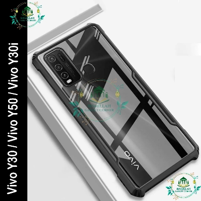 Picture of back cover For Vivo Y30 / Vivo Y50 / Vivo Y30i Edge-Reinforced Shockproof Cushion Back Clear Hybrid Transparent Hard Cover Casing Picture of back cover For Vivo Y30 / Vivo Y50 / Vivo Y30i Edge-Reinforced Shockproof Cushion Back Clear Hybrid Transparent Hard Cover Casing