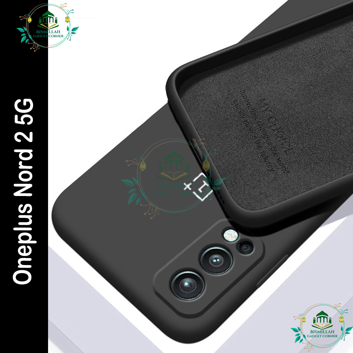 Picture of Premium Liquid Silicone Phone case for Oneplus Nord 2 5G Case Soft Sandstone Slim Cover Liquid Silicone Case With Logo For Oneplus Nord2 Back Cover Case